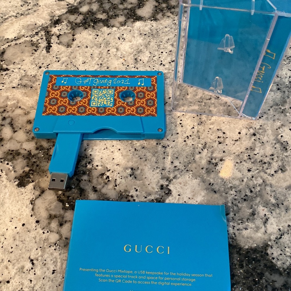 Authentic Gucci mixtape USB keepsake